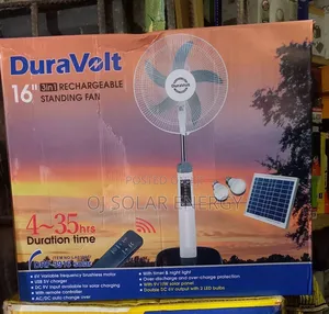 Duravolt 16"Solar Fan