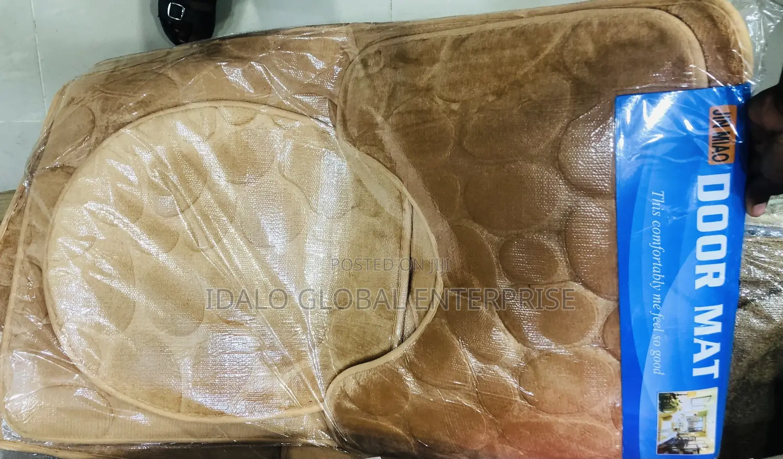 3 in 1 Toilet/Bathroom Mat Set