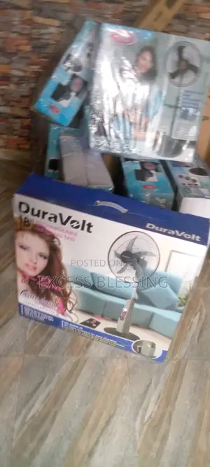 Very Good Duravolt Rechargeable Standing Fan 12vah Battery