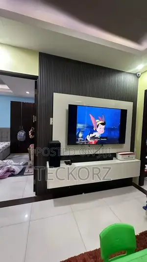 WPC TV Wall Console Unit With Media Cabinet