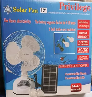 12 Inches Solar Fan