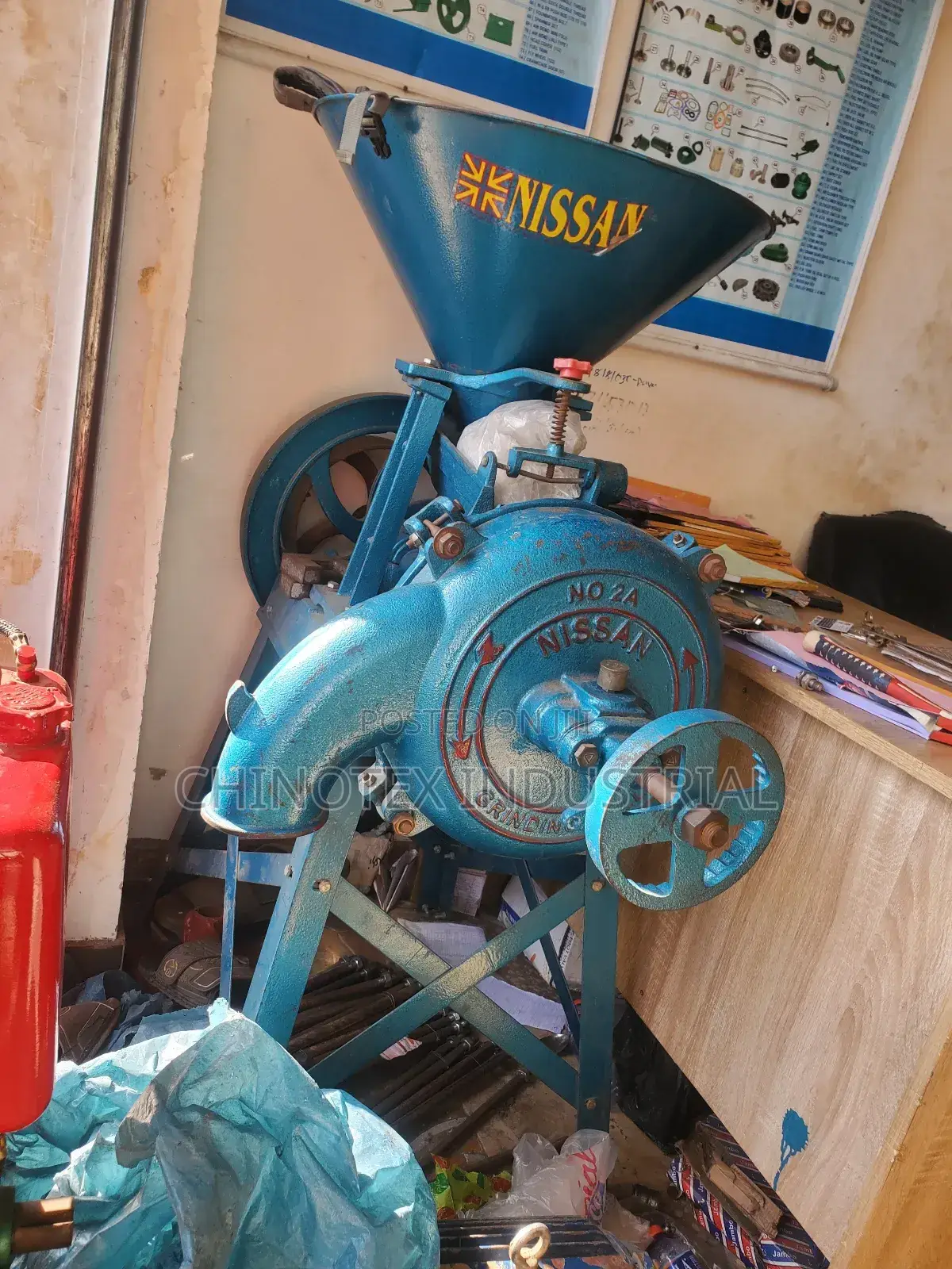 2a Corn Mill Machine Complete With Electric Motor 15hp