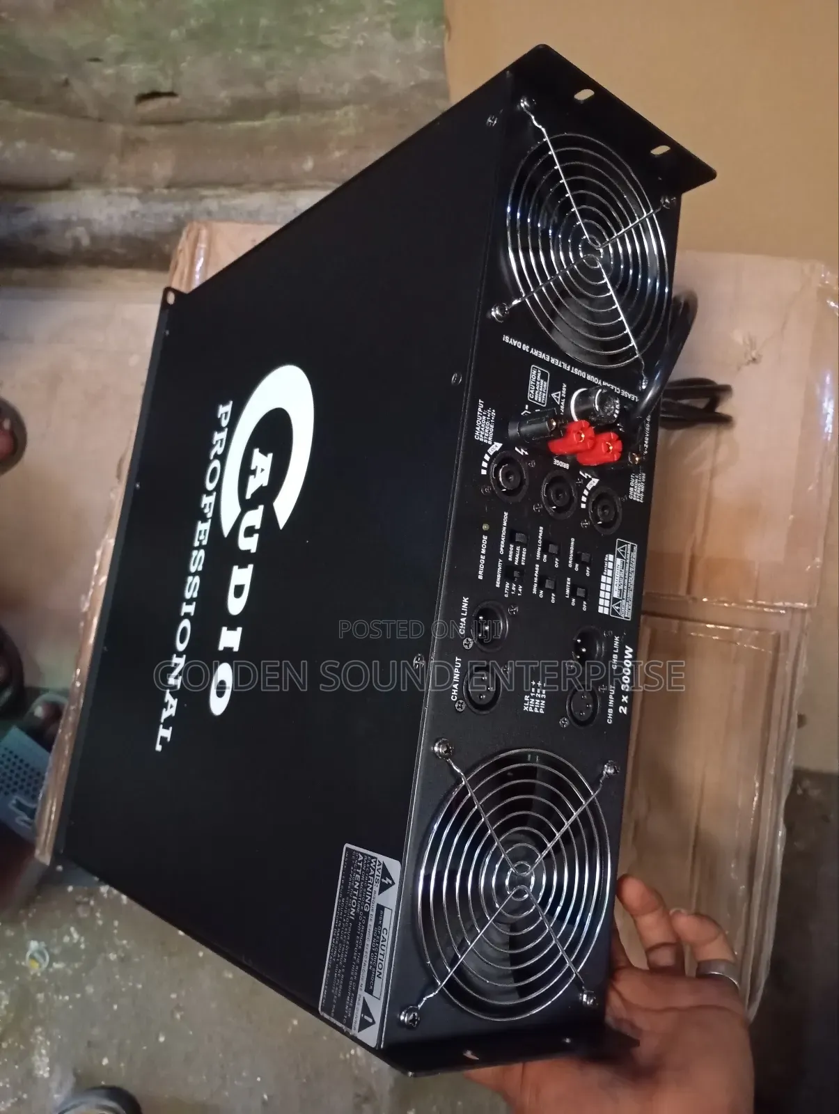 C Audio Professional Power Amplifier Model Ca6000