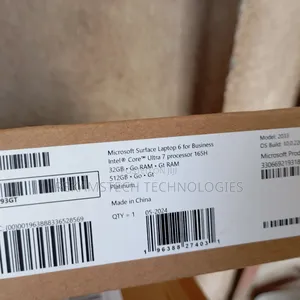 New Microsoft Surface Laptop 6 24GB Intel Core Ultra 7 SSD 512GB