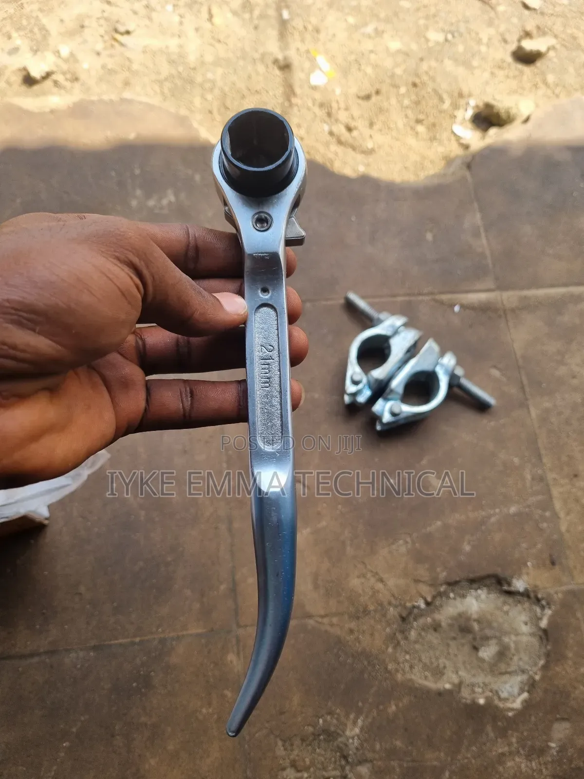 Scaffold Ratchet Spanner 17 X 21