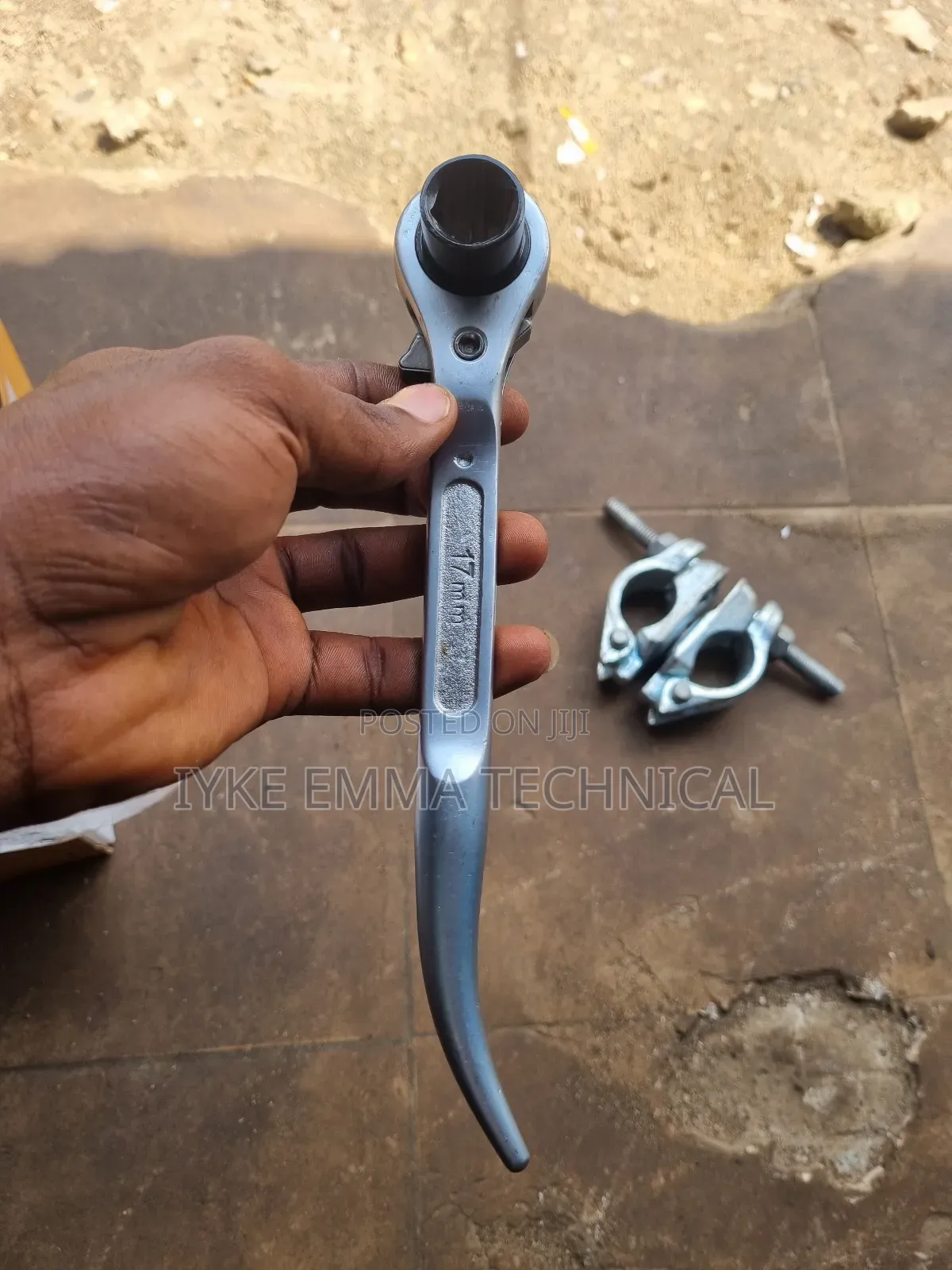 Scaffold Ratchet Spanner 17 X 21