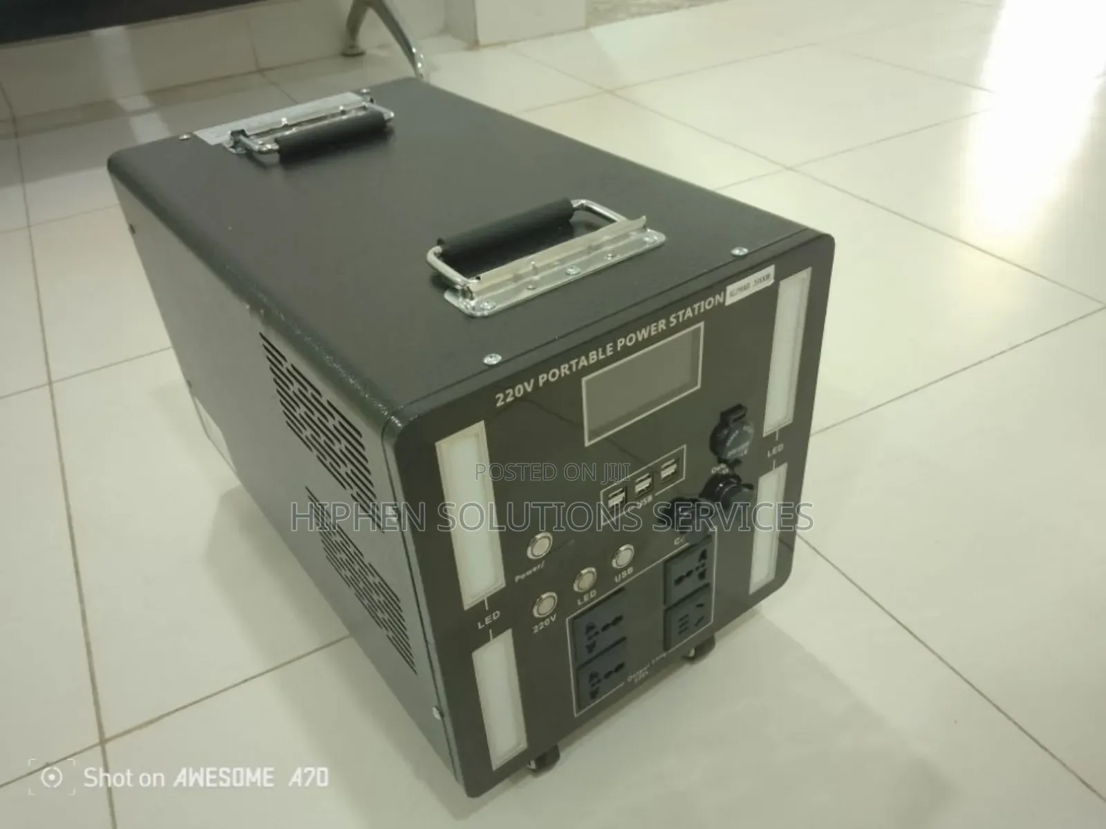Portable Solar Power Station Generator