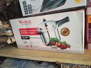 Vivateck Pressure Cooker 12litrs 2 Years Warrntty