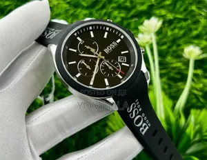 Boss Chronograph Black Dial Wristwatch