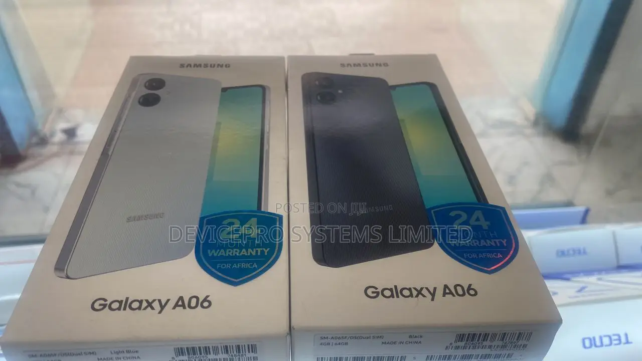 New Samsung Galaxy A06 64 GB Black