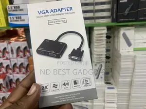 Photo - VGA ADAPTER to HDTV + VGA Adapter With Audio