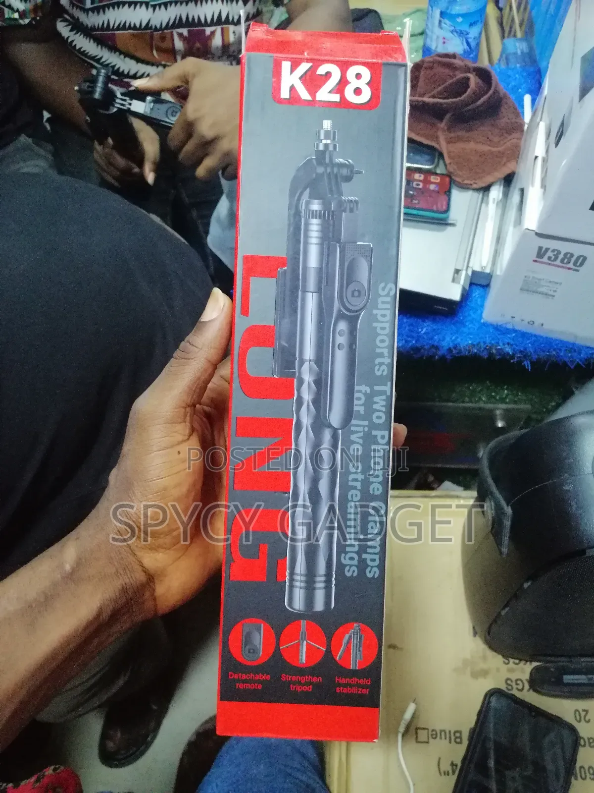 Long Extendable Selfie Tripod With Bluetooth Shutter