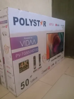 Brand New 50'inches Polystar Smart Tv
