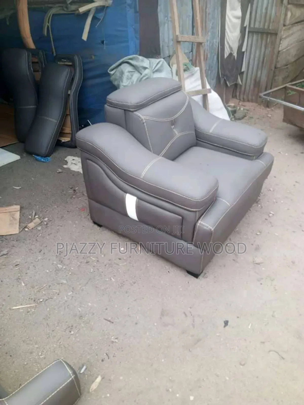 Executive Leather Sofa Set