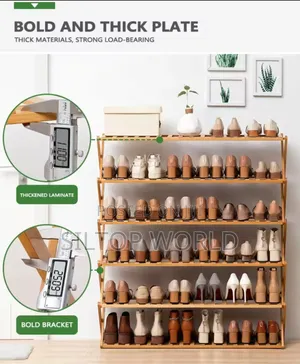 6 Layers Wooden/Bamboo Shoe Rack