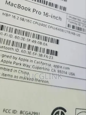 New Laptop Apple MacBook Pro 2023 M3 Max 64GB Apple M3 Max SSD 2T