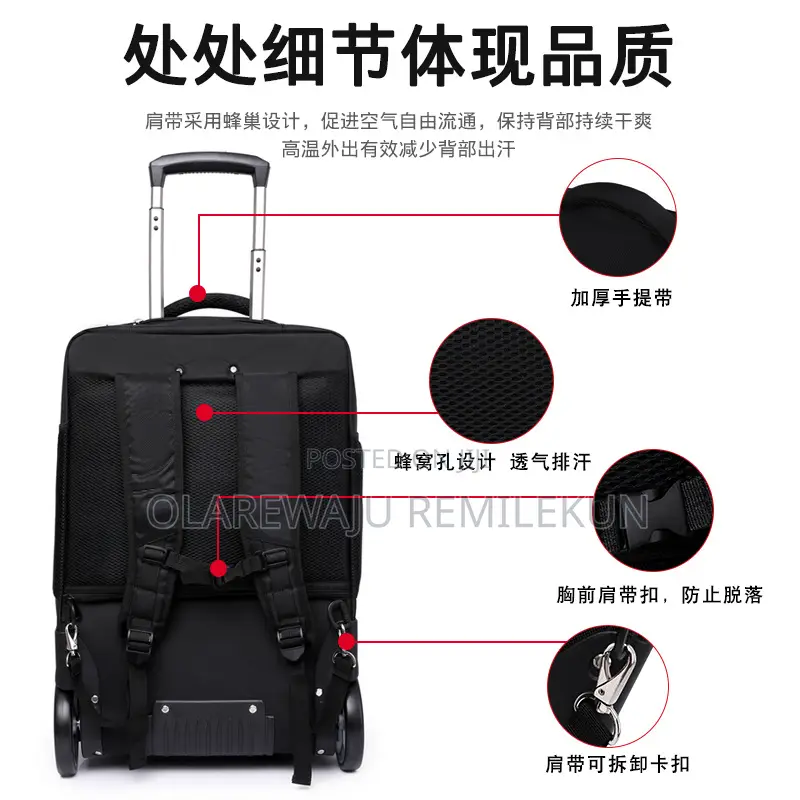Trolley Backpack Laptop Bag
