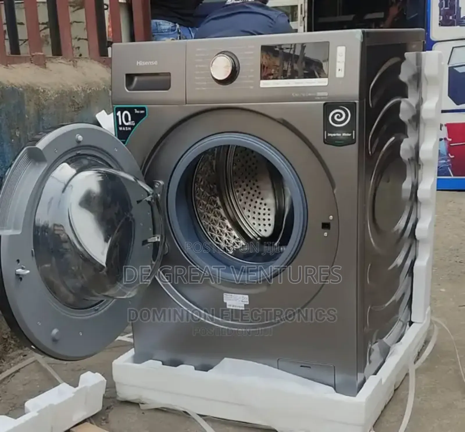 Brand New Hisense 10kg Front Loader Automatic Washing Machin