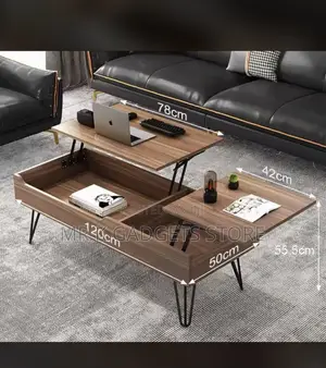 Multipurpose Center Table With Laptops Arms