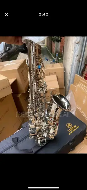Yamaha Silver Alto Saxophone Brass Sax