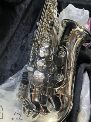 Yamaha Silver Alto Saxophone Brass Sax