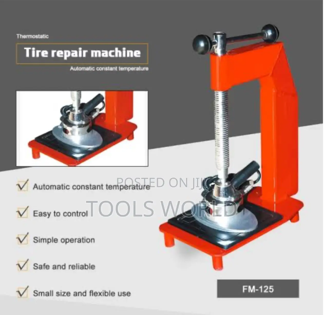 Tube Vulcanizing Machine, Puncture Machine,