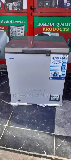 Brand New Bruhm 150litter Chest Freezer✓External✓Silver Colo