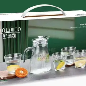Water Jug With Cup Set (Glasses)