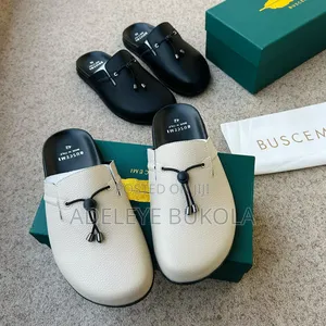 Buscemi Luxury Italian Leather Mule