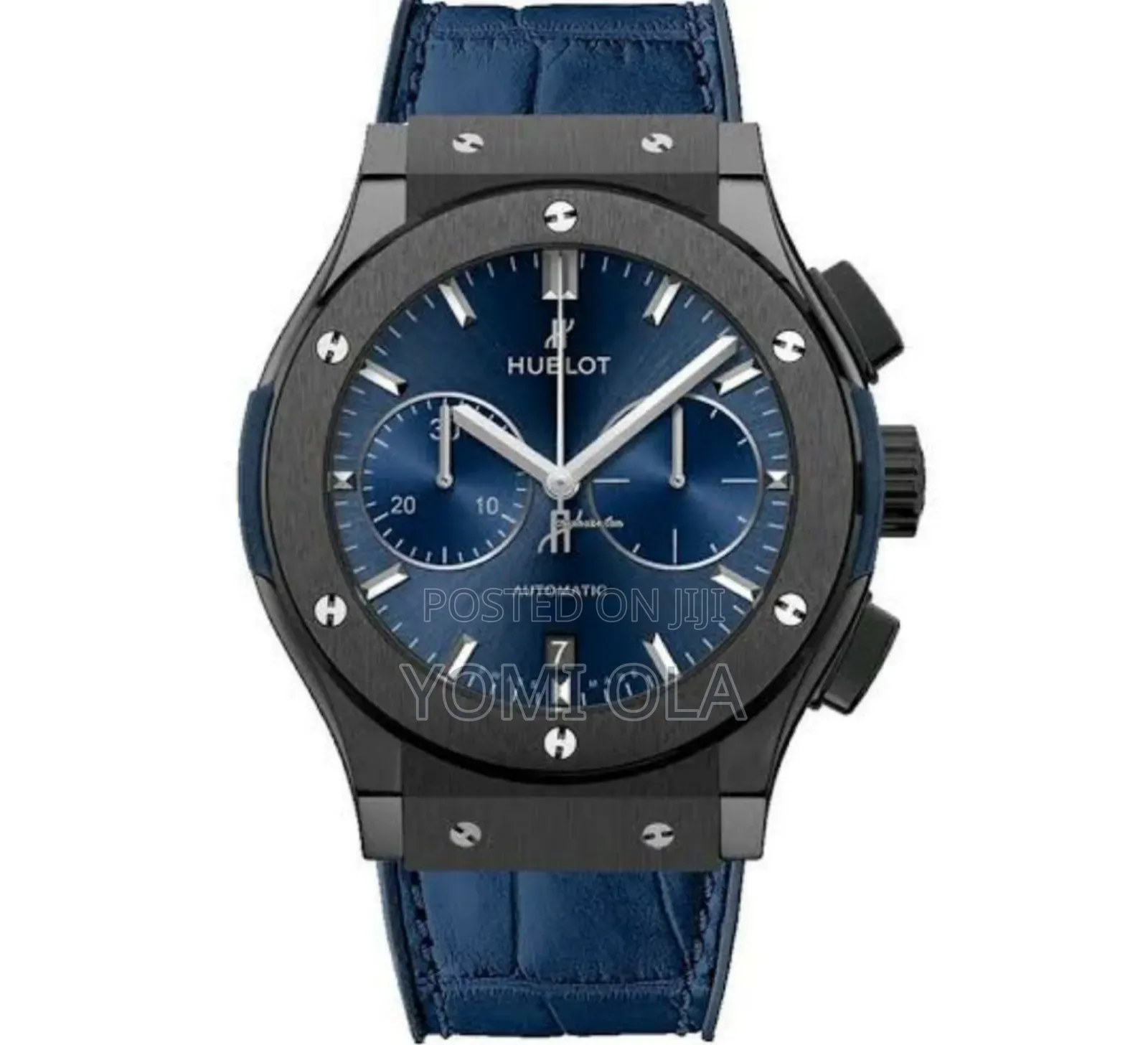 Hublot Chronograph Blue Dial Wristwatch