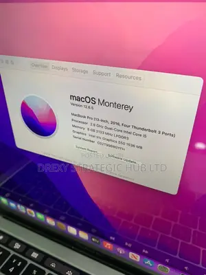 Laptop Apple MacBook Pro 2016 8GB Intel Core i5 SSD 256GB