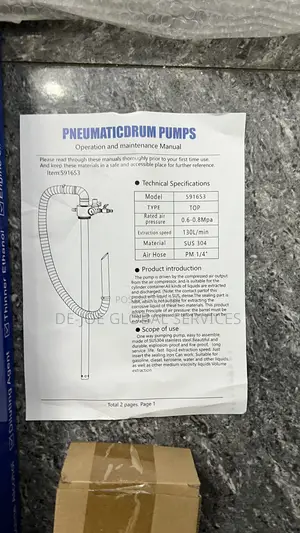 Pneumatic Drum Pump