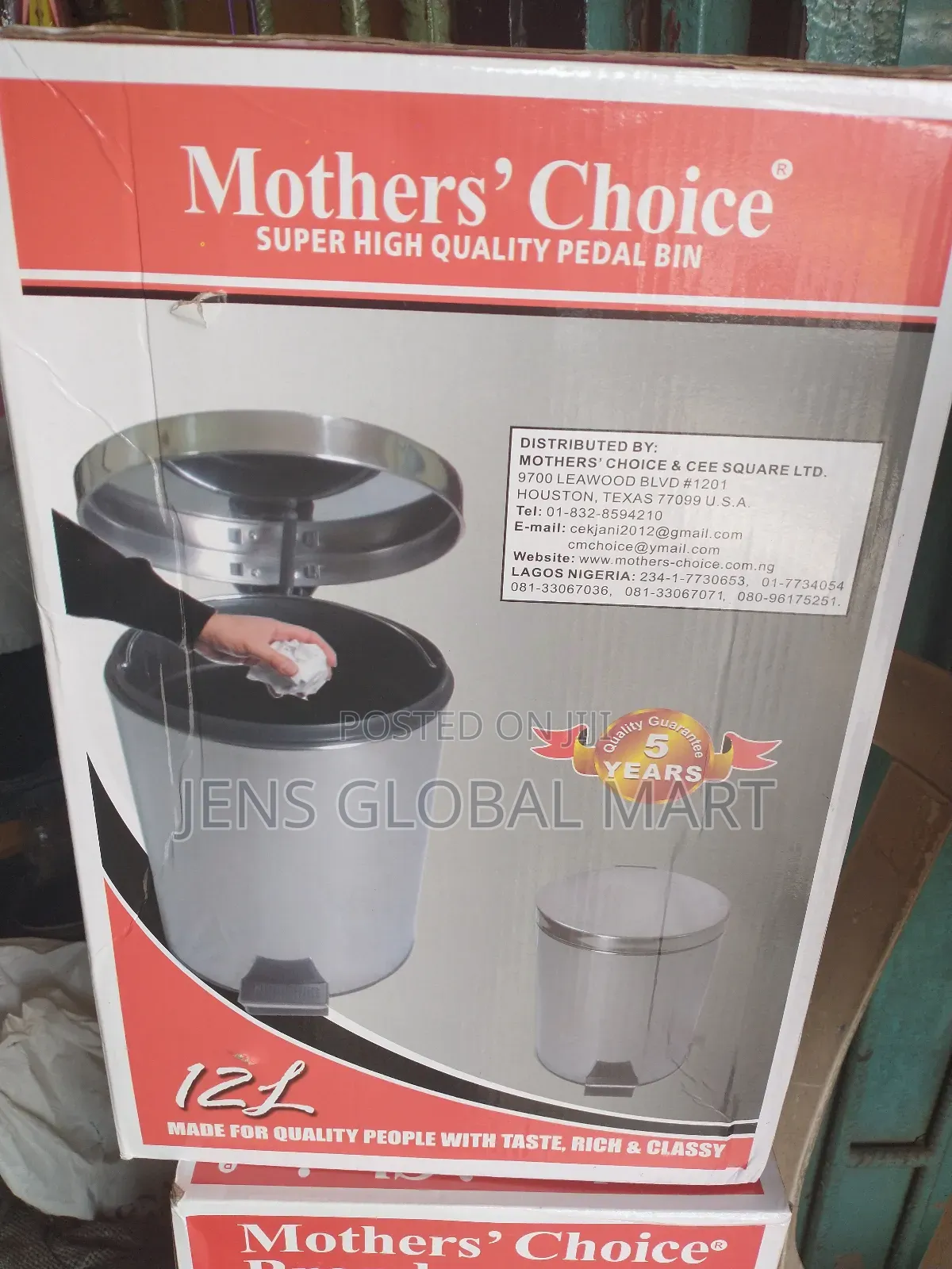 Quality Pedal Bin