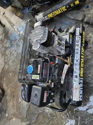 Double Tank Air Compressor With Engine