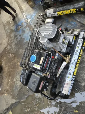 Double Tank Air Compressor With Engine