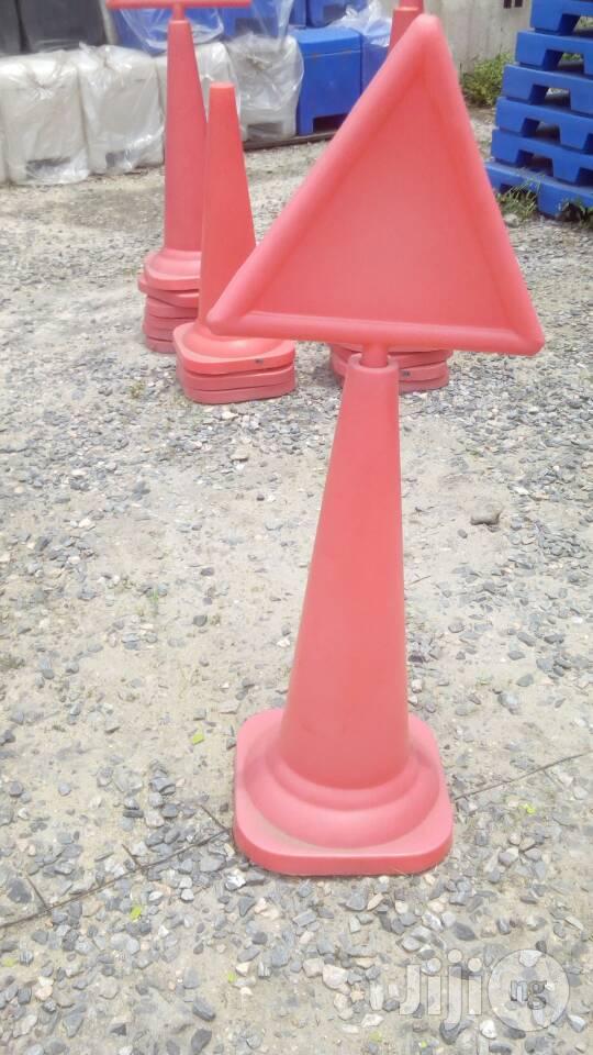 Road Traffic Cone With Barriers