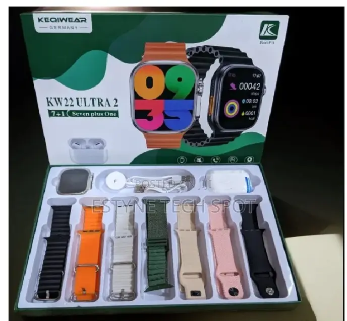 Kw22 Ultra 2 (7straps + Bluetooth Headset)(Fa941aa0)