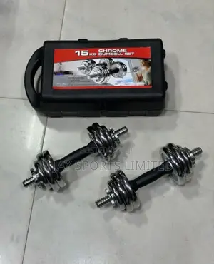 15kg Chrome Dumbbell Set