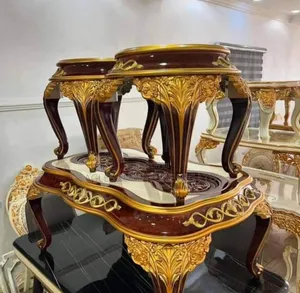 Turkish Royal Center Table With 2 Side Stool