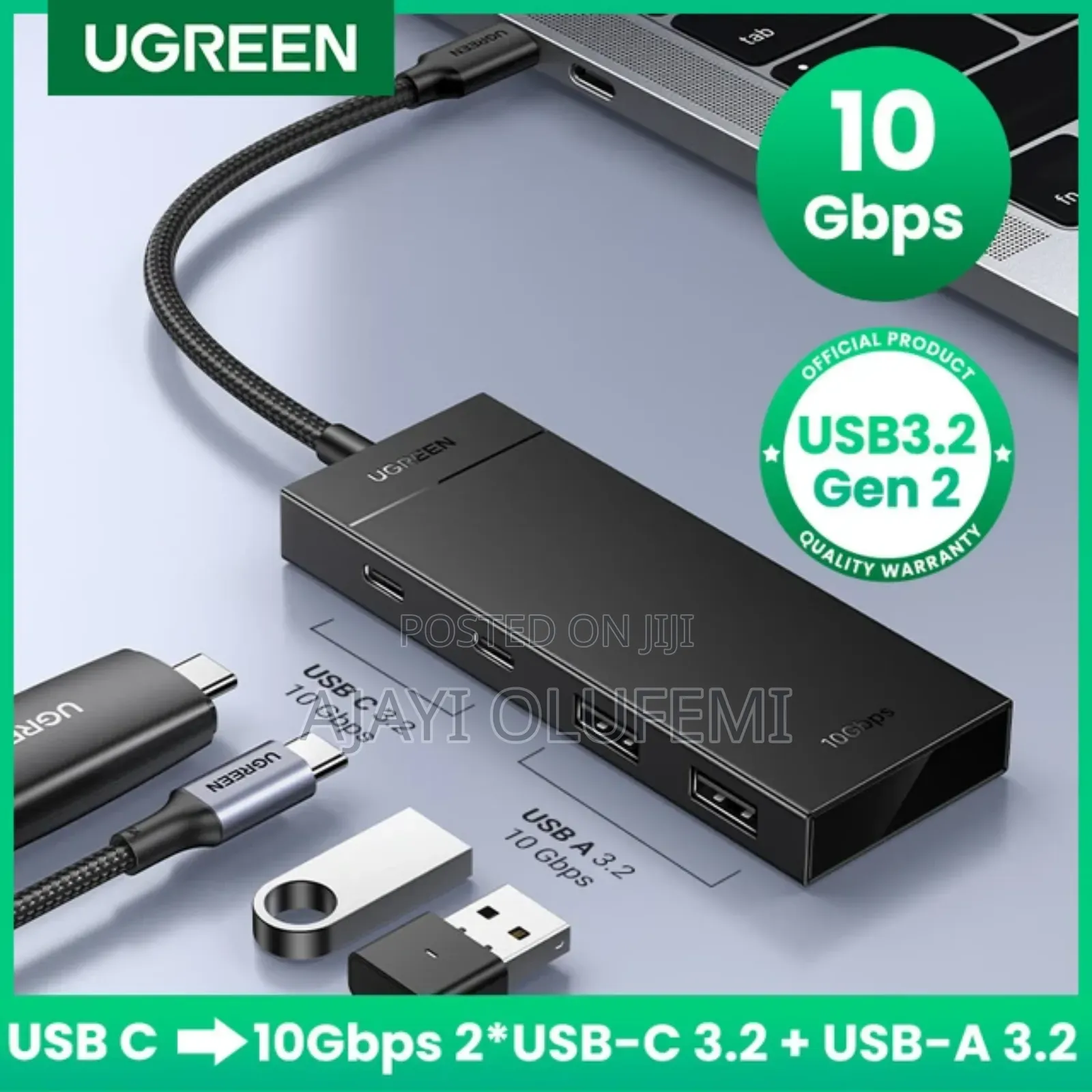 Ugreen USB C 3.2 Hub (10gbps)