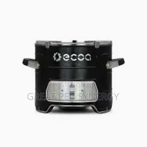 Ecoa Black Charcoal Stove (Moderate Size)