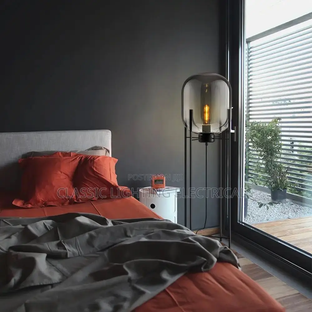 Creativity LED Glass Ball Floor Lamp Postmodern Scandinavian