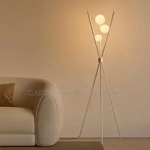 Italian Modern Minimalist Large Metal Arched Reading Lamp