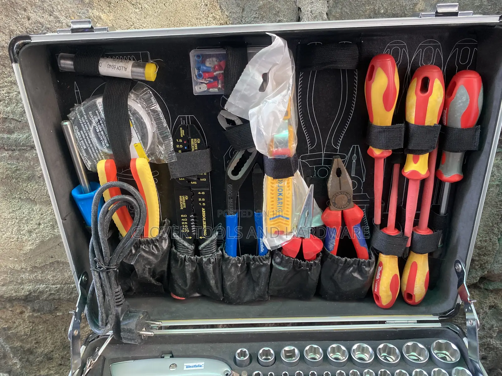 Westfalia 133pcs Electrical Tool Case
