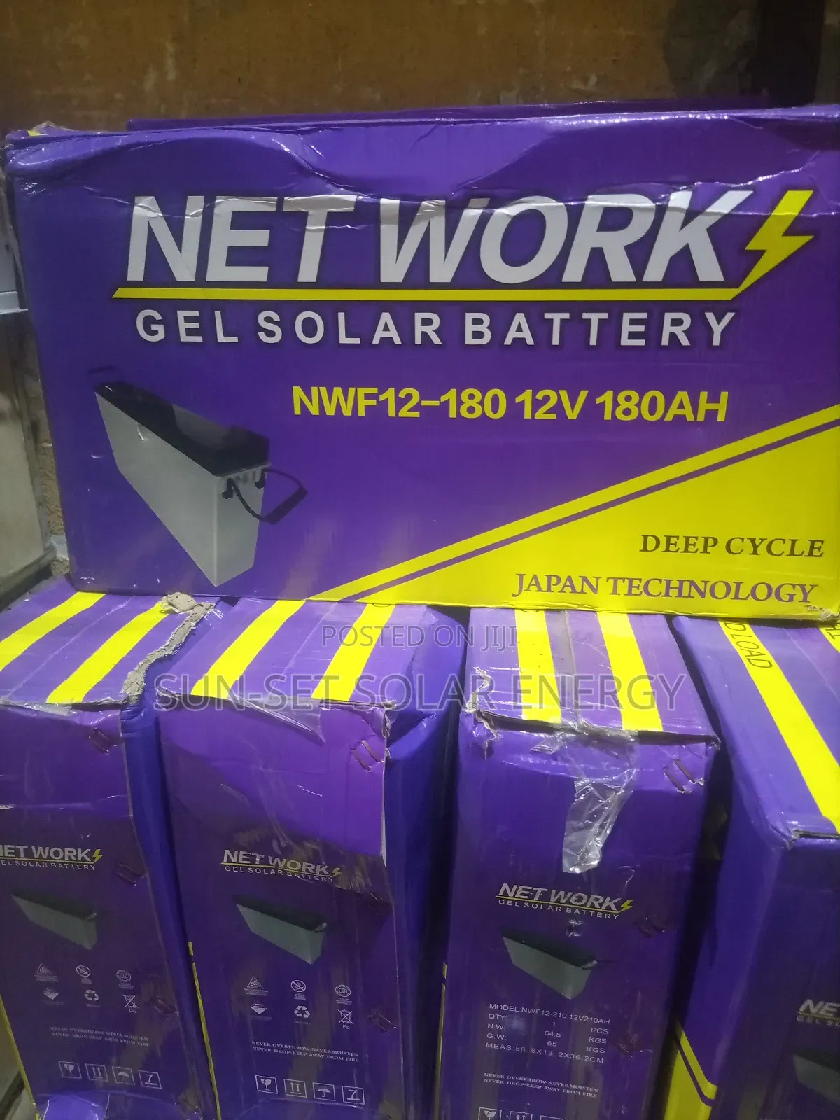 Net Work Dry Cell Battery 180ah12v