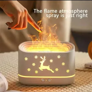 Noiseless Simulation Flame Mist Humidifier ,Usb Air