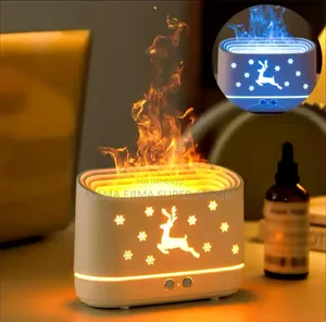 Noiseless Simulation Flame Mist Humidifier ,Usb Air