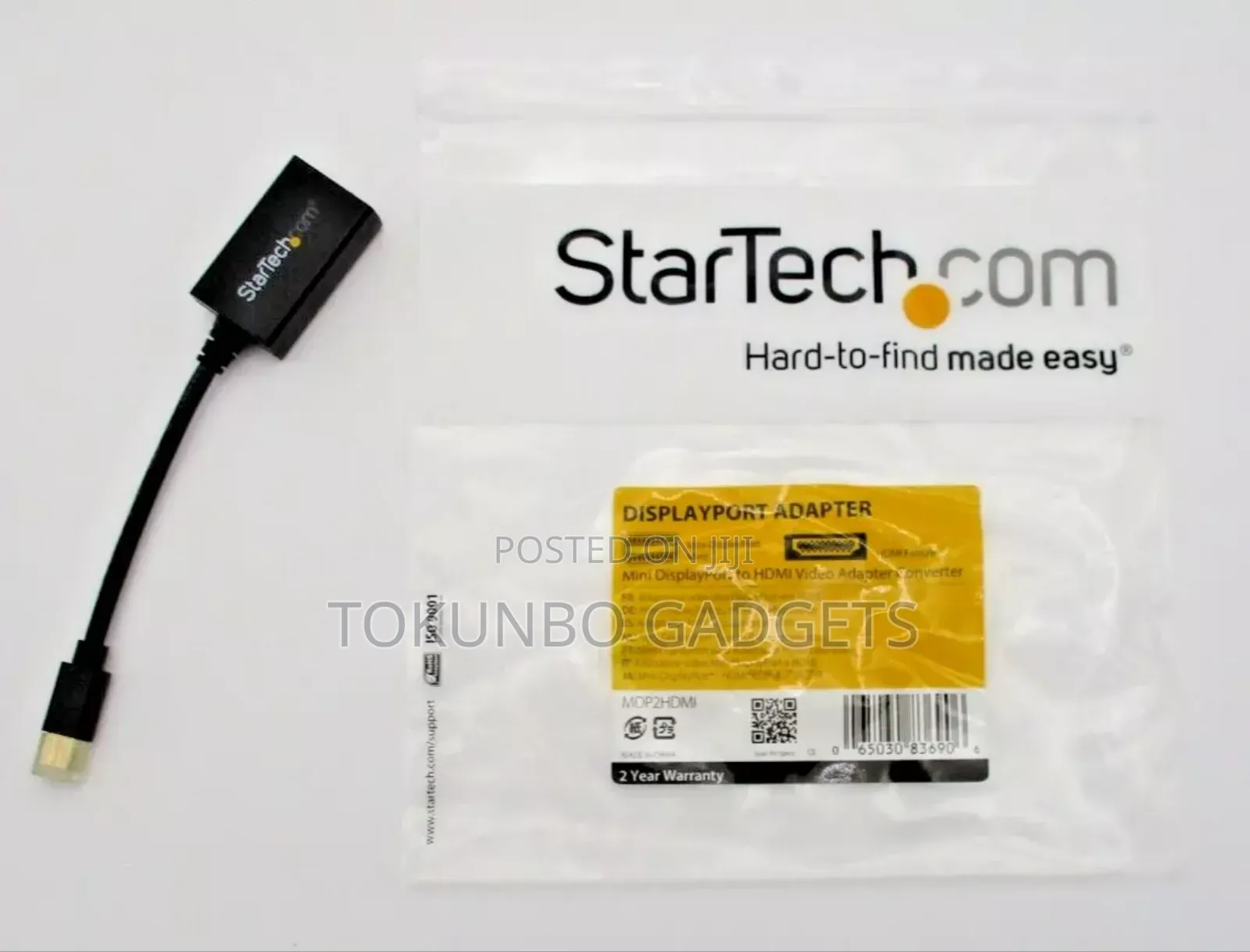 Star Tech Mini Display Port to HDMI Adapter Converter -New
