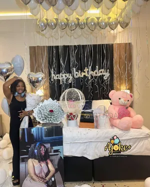Surprise Package and Room Decor. Birthday Surprise Promo