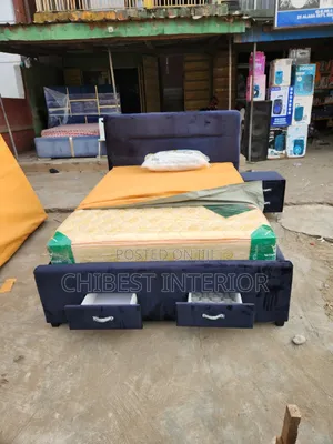 A 5by7 Bed Frame With 3 Drawers.